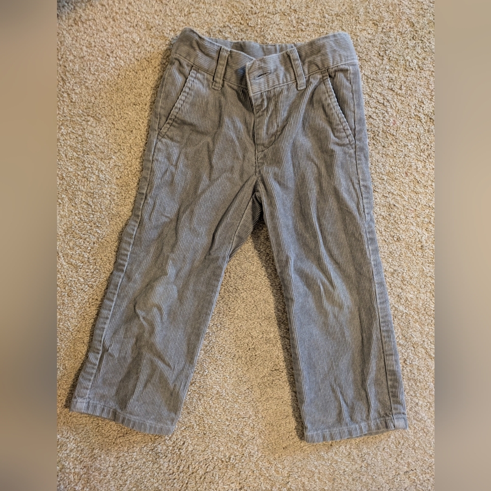 Janie Jack size 2T gray corduroy pants